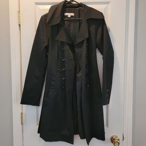 Black Trench Coat Women's Size M